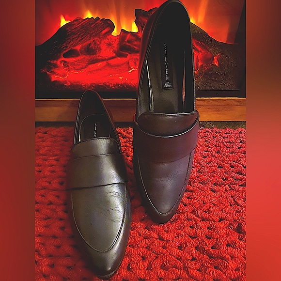 Steven by Steve Madden - Wallst Leather Loafers - Picture 1 of 4